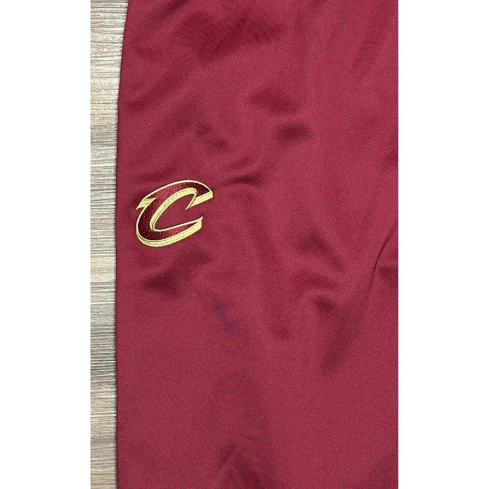 Nike Cleveland Cavaliers NBA Player Issued Warm Up Maroon Tearaway Pants Sz 2XL